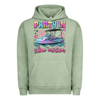 Pigment Oil Green party in slow motion Urban Hoodie - JahusDesignShop