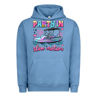Pigment Pebble Blue party in slow motion Urban Hoodie - JahusDesignShop