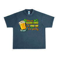 Midnight Navy Buy me green beer and tell me i'm pretty Urban Heavy Tee - CowGirlArtShop