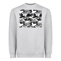 Heather Grey black and white camouflage background Heavyweight Sweatshirt - Artiststas
