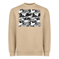 Mushroom black and white camouflage background Heavyweight Sweatshirt - Artiststas