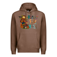 Chestnut happy fall y all Premium Hoodie - CowhideDigitalArt