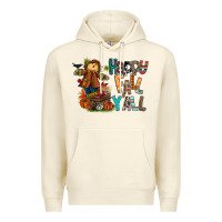Sandshell happy fall y all Premium Hoodie - CowhideDigitalArt