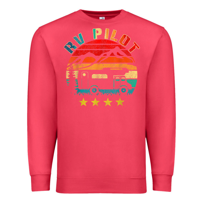 Rv Pilot Camping Funny Vintage Motorhome Travel Vacation T Shirt Premium Sweatshirt by maiPhamDesign | Teevron