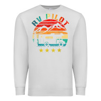 Dove Grey rv pilot camping funny vintage motorhome travel vacation t shirt Premium Sweatshirt - maiPhamDesign