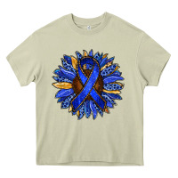 Mossy Colon Cancer Awareness sunflower Heavy Core Tee - RanaPortraitStore