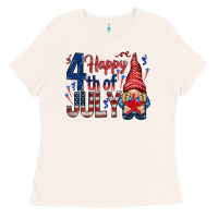 Bone Happy 4th Of July with gnome Ladies Tee - HowdyJamesFarm
