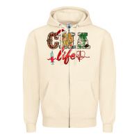 Sandshell christmas certified medical assistant life Zipper Hoodie - BarkalooDesign
