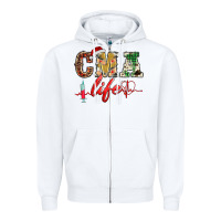 White christmas certified medical assistant life Zipper Hoodie - BarkalooDesign