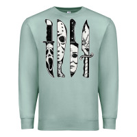 Seafoam scary horror movies halloween Premium Sweatshirt - maiPhamDesign