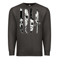 Smoke scary horror movies halloween Premium Sweatshirt - maiPhamDesign