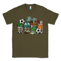 Army Green Soccer coffee cups Classic Tee - HowdyJamesFarm