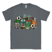 Charcoal Heather Soccer coffee cups Classic Tee - HowdyJamesFarm