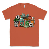 Copper Soccer coffee cups Classic Tee - HowdyJamesFarm