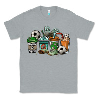 Heather Grey Soccer coffee cups Classic Tee - HowdyJamesFarm