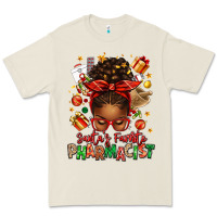 Bone santas favorite pharmacist afro messy bun Premium Tee - texasbilliewilder