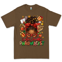 Cacao santas favorite pharmacist afro messy bun Premium Tee - texasbilliewilder