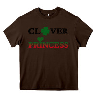 Chocolate Brown Clover Princess Heavy Core Tee - Bettercallsaul