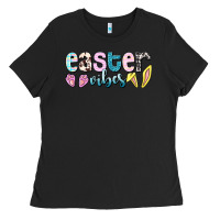 Black Easter vibes Easter Day Ladies Tee - HowdyJamesFarm