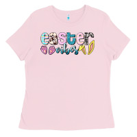 Bubblegum Pink Easter vibes Easter Day Ladies Tee - HowdyJamesFarm