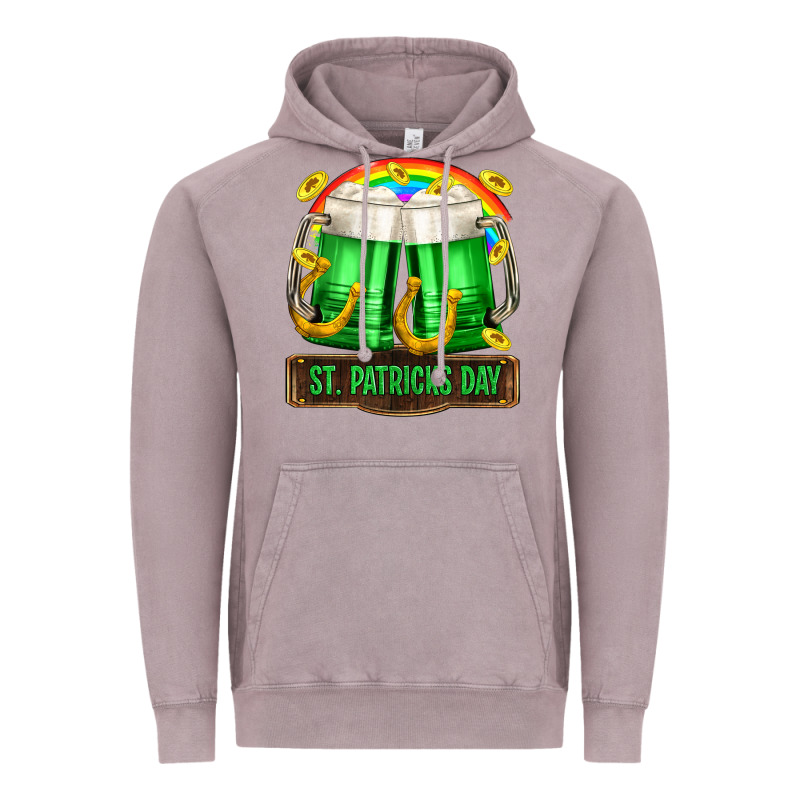 St. Patrick's Day Beer Vintage Hoodie by OliviaCreatesArt | Teevron