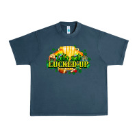 Midnight Navy St. Patrick's Day American Football Urban Heavy Tee - HowdyJamesFarm