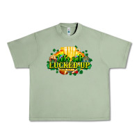 Oil Green St. Patrick's Day American Football Urban Heavy Tee - HowdyJamesFarm