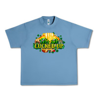 Pebble Blue St. Patrick's Day American Football Urban Heavy Tee - HowdyJamesFarm