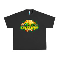 Pigment Black St. Patrick's Day American Football Urban Heavy Tee - HowdyJamesFarm