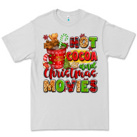 Dove Grey hot cocoa and christmas movies Premium Tee - texasbilliewilder