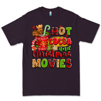 Plum hot cocoa and christmas movies Premium Tee - texasbilliewilder