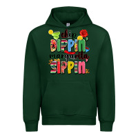 Forest Green chip dippin' margarita sippin' Urban Hoodie - JahusDesignShop