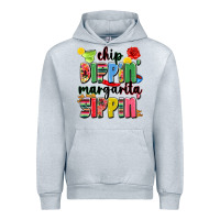 Heather Grey chip dippin' margarita sippin' Urban Hoodie - JahusDesignShop