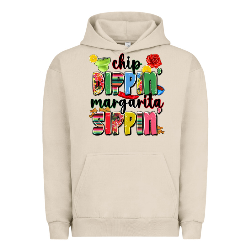 Chip Dippin' Margarita Sippin' Urban Hoodie by JahusDesignShop | Teevron