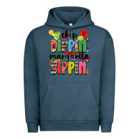 Pigment Midnight Navy chip dippin' margarita sippin' Urban Hoodie - JahusDesignShop