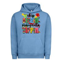 Pigment Pebble Blue chip dippin' margarita sippin' Urban Hoodie - JahusDesignShop