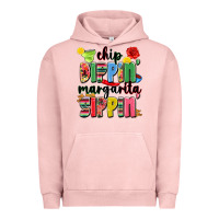 Pigment Salmon chip dippin' margarita sippin' Urban Hoodie - JahusDesignShop