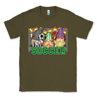 Army Green soccer gnomies Classic Tee - HowdyJamesFarm