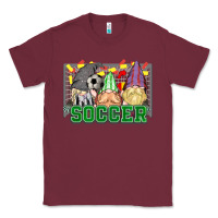Burgundy soccer gnomies Classic Tee - HowdyJamesFarm