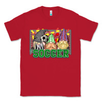 Red soccer gnomies Classic Tee - HowdyJamesFarm
