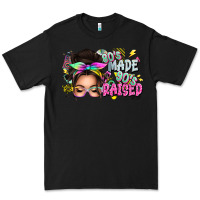 Black 80s made 90s raised messy bun Premium Tee - texasbilliewilder