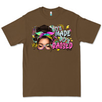 Cacao 80s made 90s raised messy bun Premium Tee - texasbilliewilder