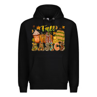 Black Fall Basics Premium Hoodie - CowhideDigitalArt