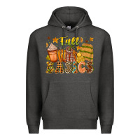 Charcoal Heather Fall Basics Premium Hoodie - CowhideDigitalArt
