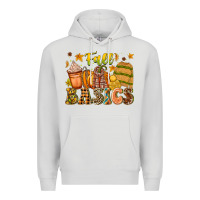 Dove Grey Fall Basics Premium Hoodie - CowhideDigitalArt