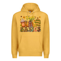 Mustard Fall Basics Premium Hoodie - CowhideDigitalArt