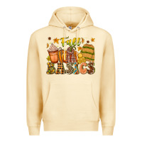 Pina Colada Fall Basics Premium Hoodie - CowhideDigitalArt