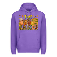 Purple Fall Basics Premium Hoodie - CowhideDigitalArt