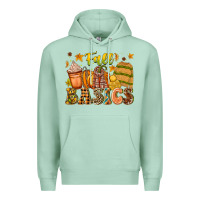 Seafoam Fall Basics Premium Hoodie - CowhideDigitalArt