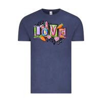 Vintage Denim Easter love Happy Easter Day Vintage Tee - CowGirlArtShop